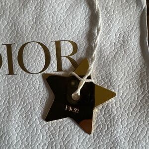 Dior Gold Star ornament